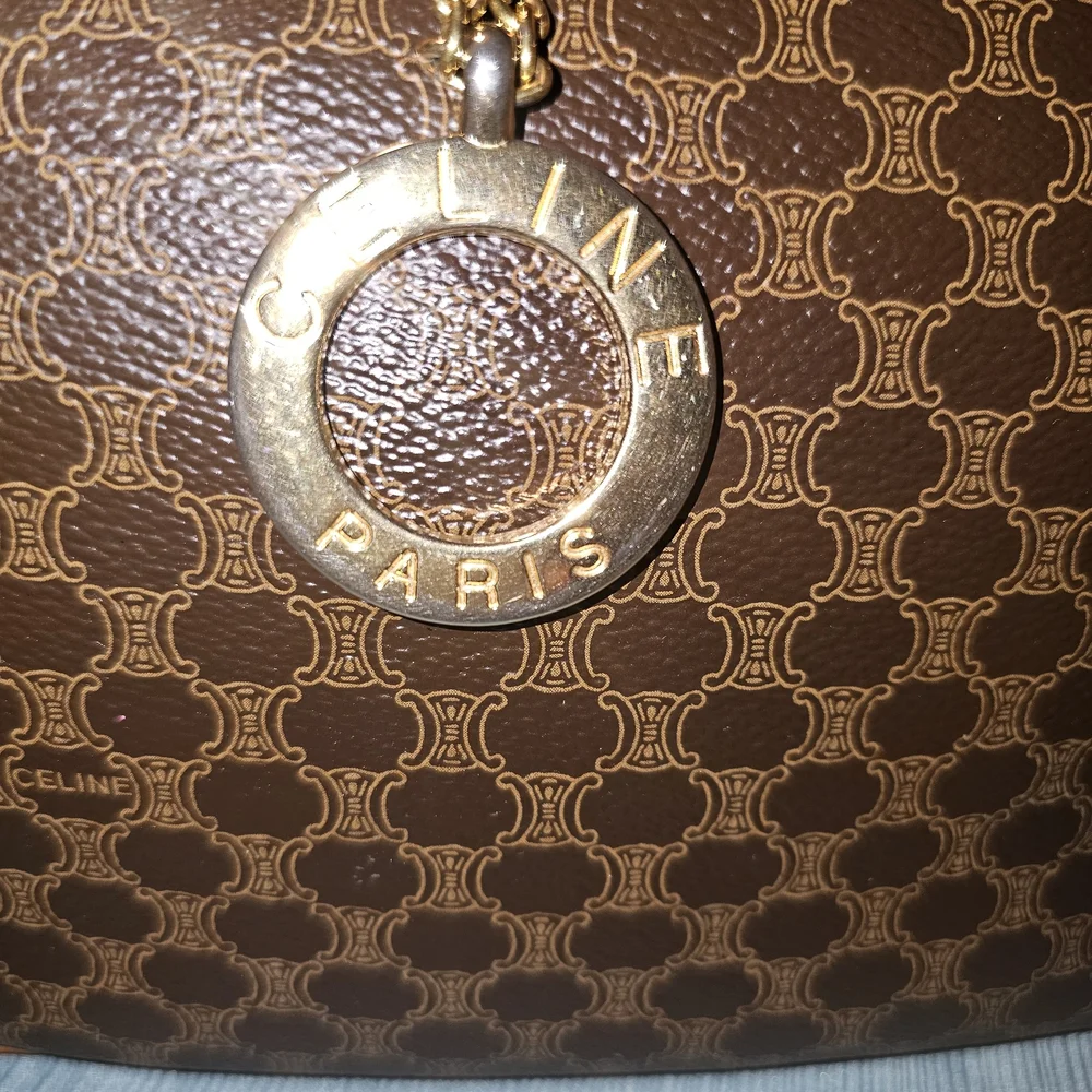 Vintage Celine Brown Monogram Crossbody Bag - EUC - SOLD - Picture 5 of 9